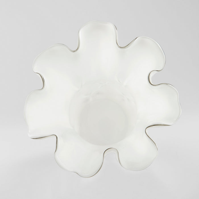 Cyan 11489 Vase, White