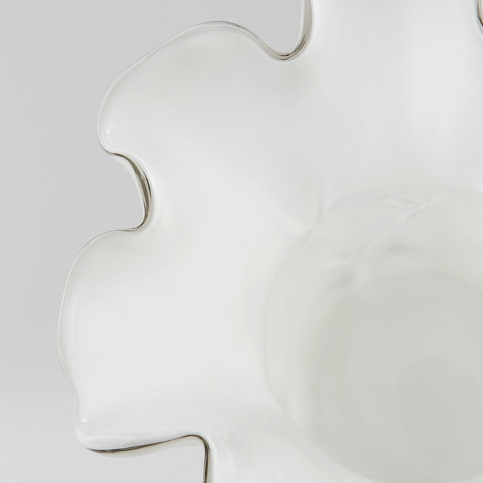 Cyan 11489 Vase, White
