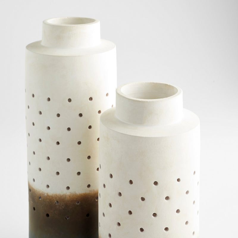 Cyan 11545 Vase, Grey And Navy Ombre
