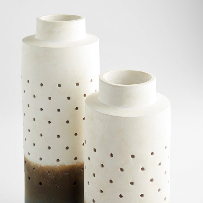 Cyan 11546 Vase, Grey And Navy Ombre