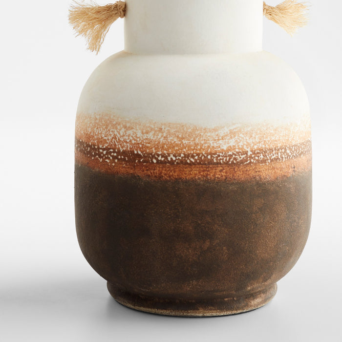 Cyan 11547 Vase, Ombre And Jute