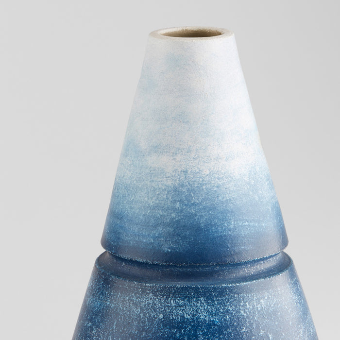 Cyan 11549 Vase, Blue Ombre