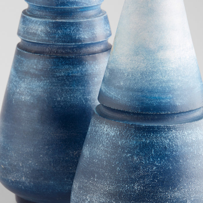 Cyan 11549 Vase, Blue Ombre