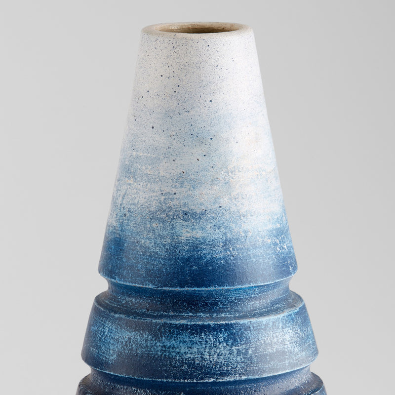 Cyan 11550 Vase, Blue Ombre