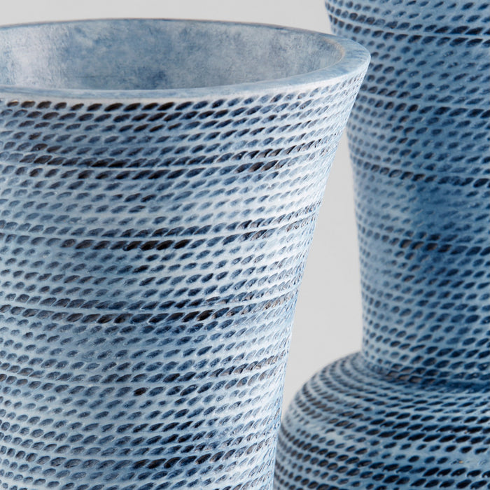 Cyan 11552 Vase, Blue Ombre