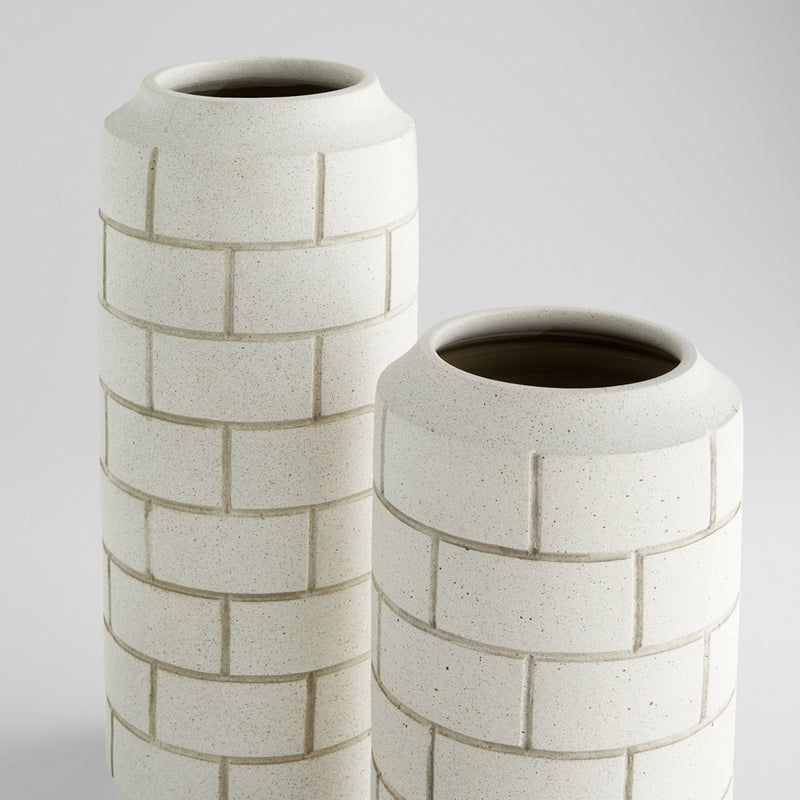 Cyan 11553 Vase, Matte Grey Speckle