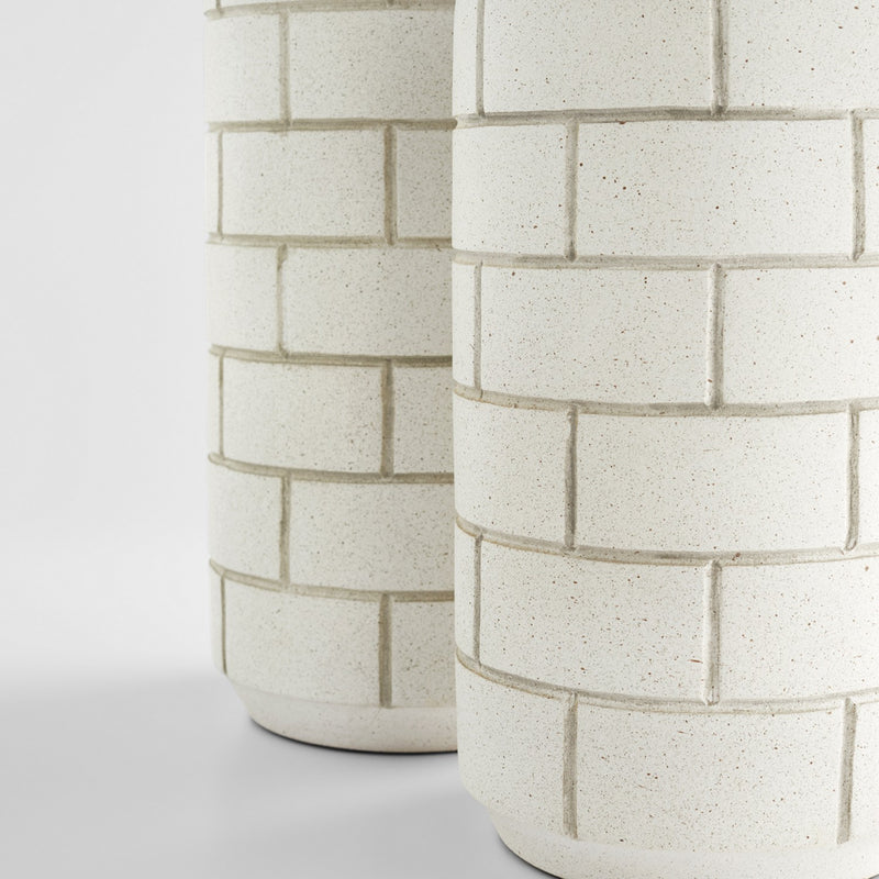 Cyan 11553 Vase, Matte Grey Speckle