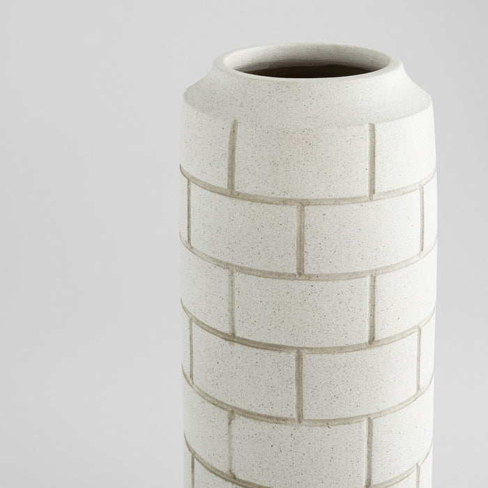 Cyan 11554 Vase, Matte Grey Speckle