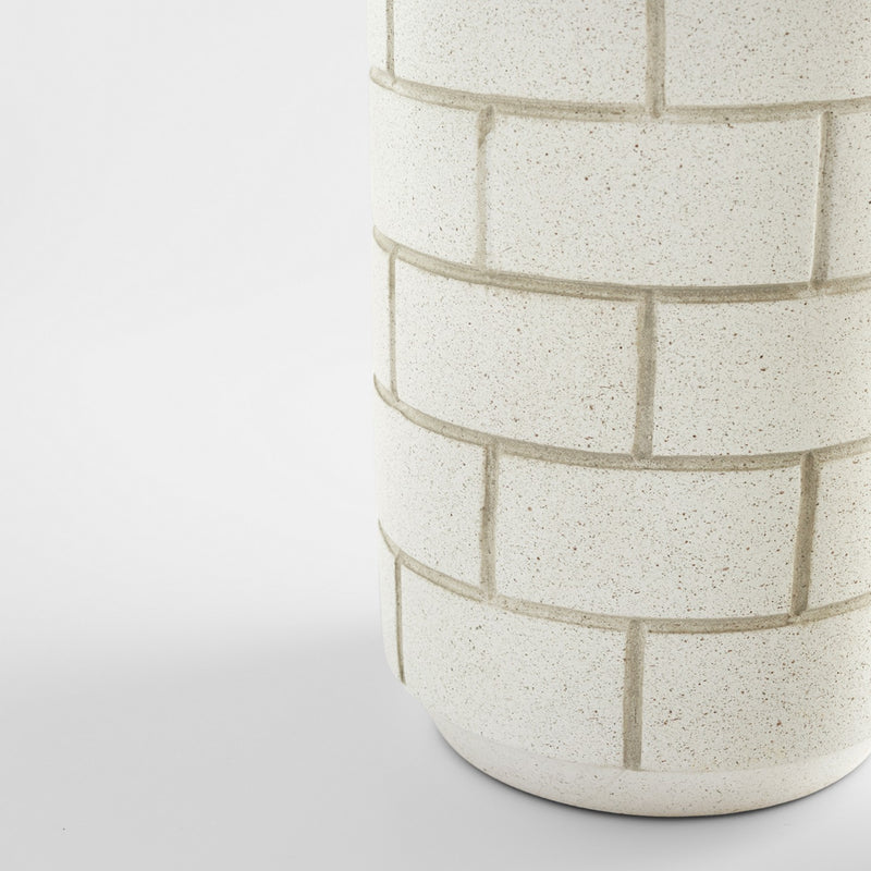 Cyan 11554 Vase, Matte Grey Speckle