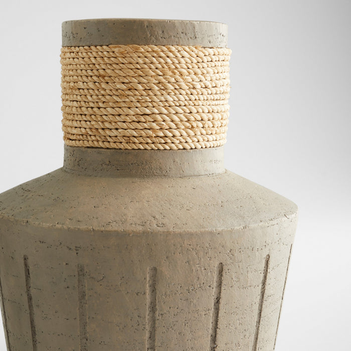 Cyan 11555 Vase, Matt Grey