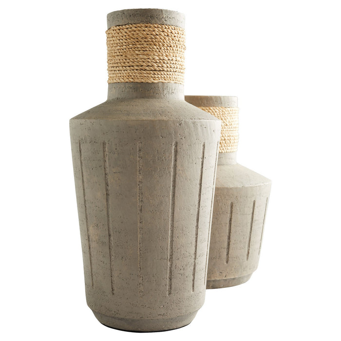Cyan 11556 Vase, Matt Grey
