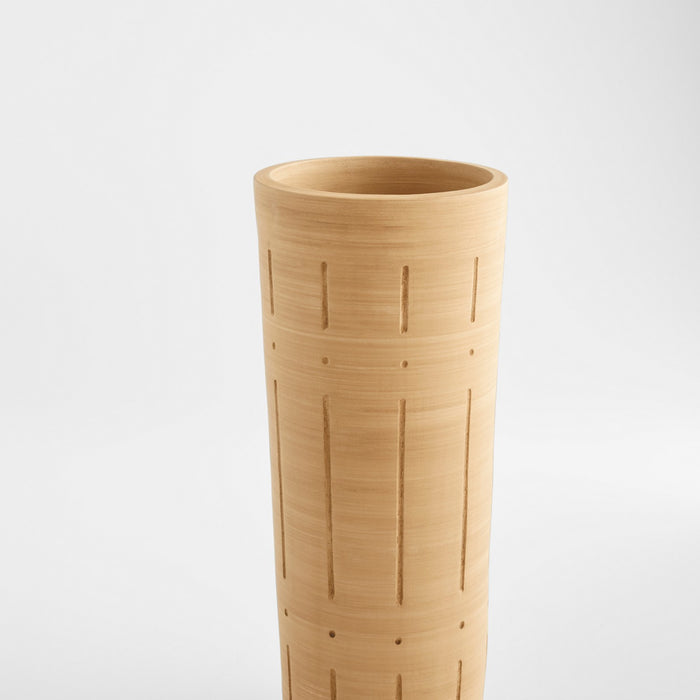 Cyan 11557 Vase, Matte Taupe Grey