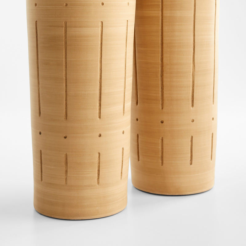 Cyan 11558 Vase, Matte Taupe Grey