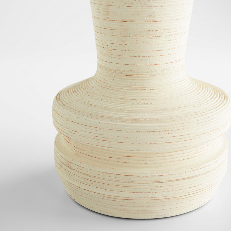 Cyan 11560 Vase, Latte White