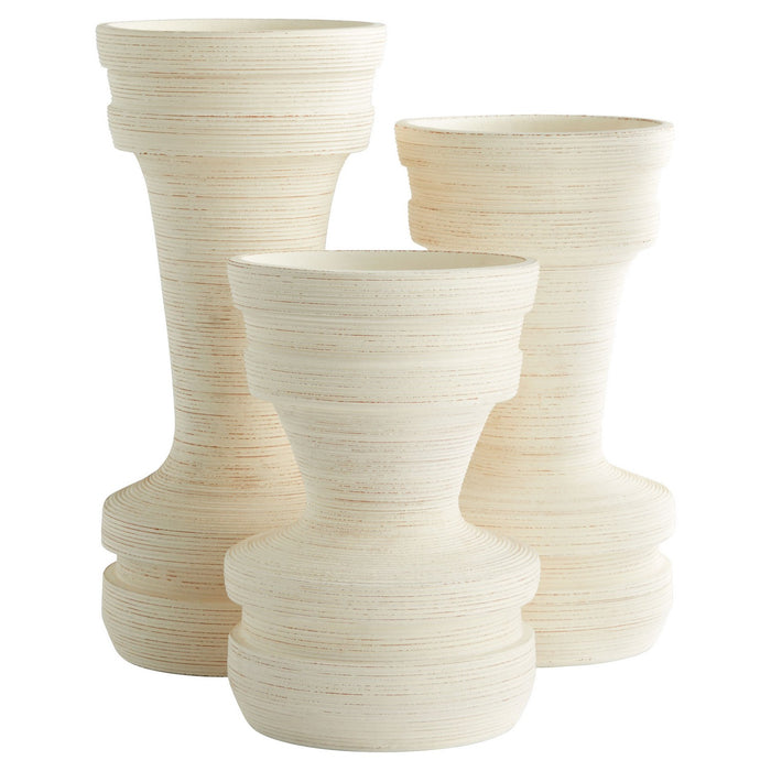 Cyan 11560 Vase, Latte White