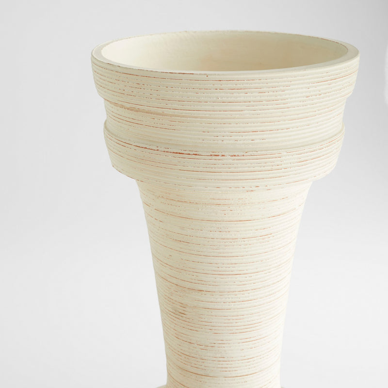 Cyan 11561 Vase, Latte White