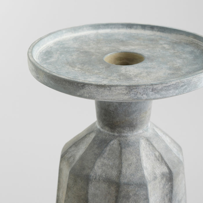 Cyan 11564 Candle Holder, Tapered Grey