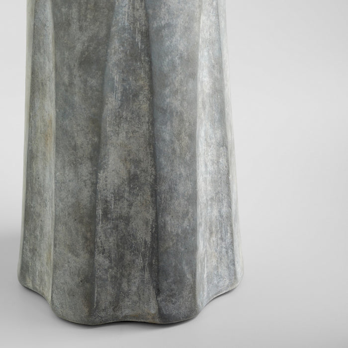 Cyan 11564 Candle Holder, Tapered Grey