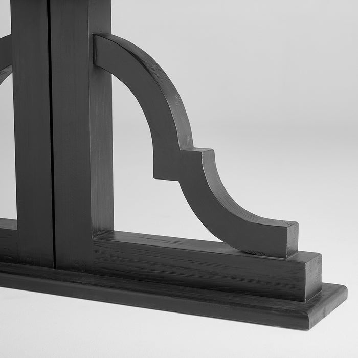 Cyan 11569 Console Table, Black Stain
