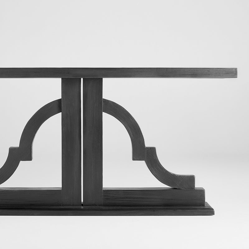 Cyan 11569 Console Table, Black Stain