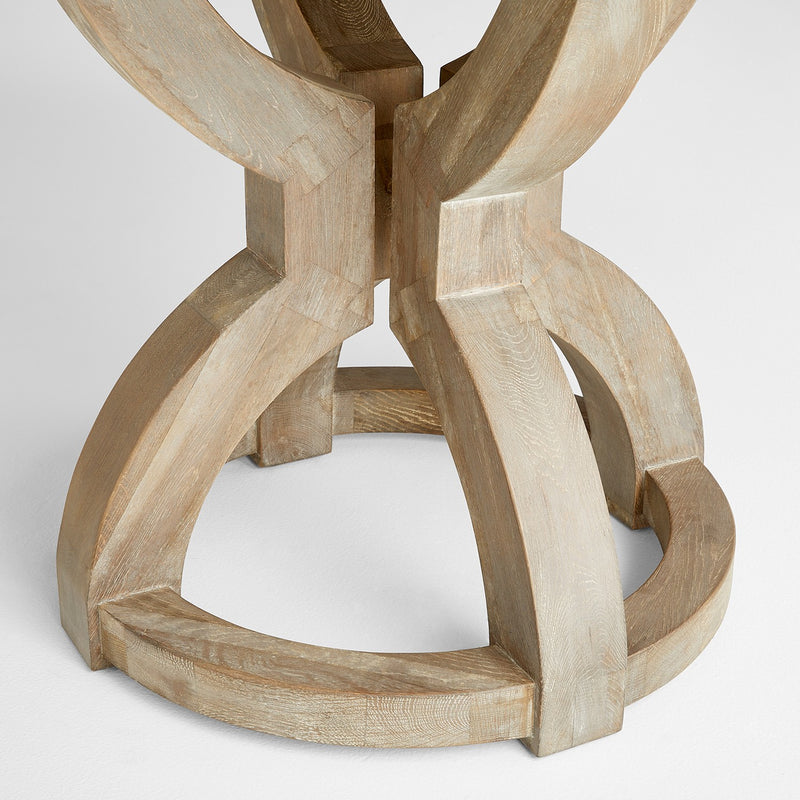 Cyan 11570 Dining Table, Washed Oak