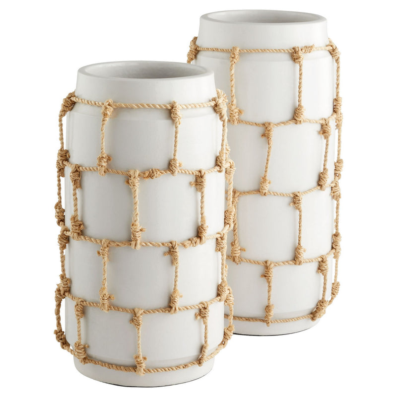 Cyan 11582 Vase, White