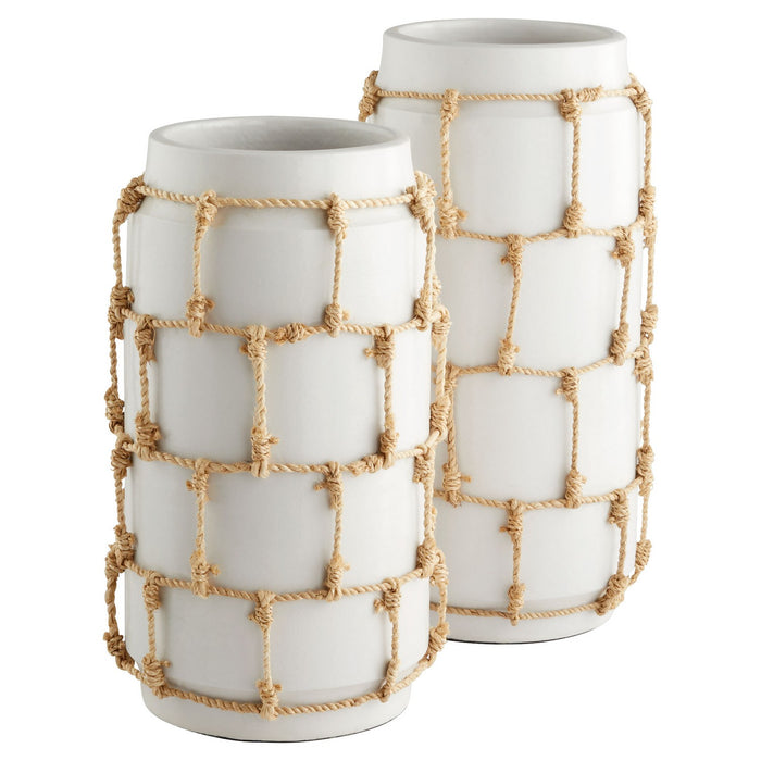 Cyan 11583 Vase, White