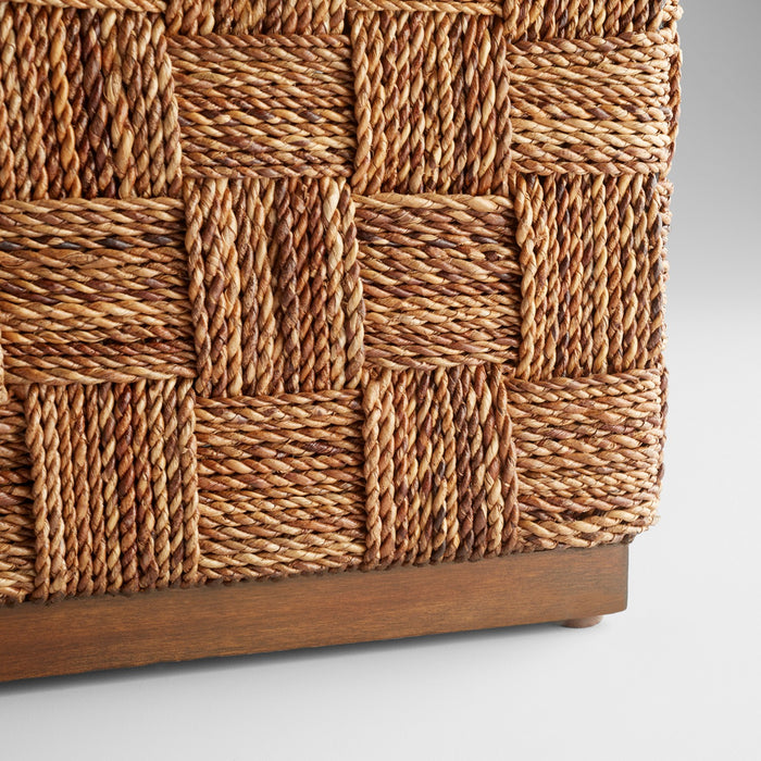 Cyan 11590 Ottoman, Brown
