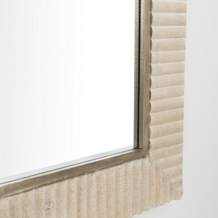Cyan 11614 Mirror, Cerused White