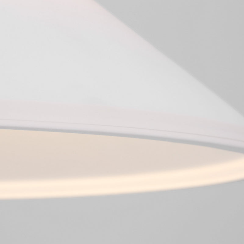 Visual Comfort Studio DJP1091BS One Light Pendant, Brushed Steel
