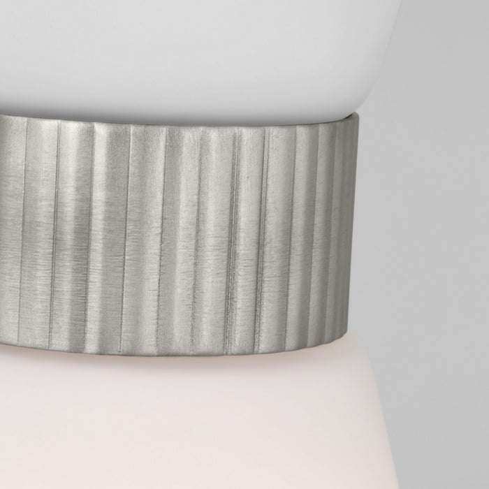 Visual Comfort Studio DJP1101BS One Light Pendant, Brushed Steel