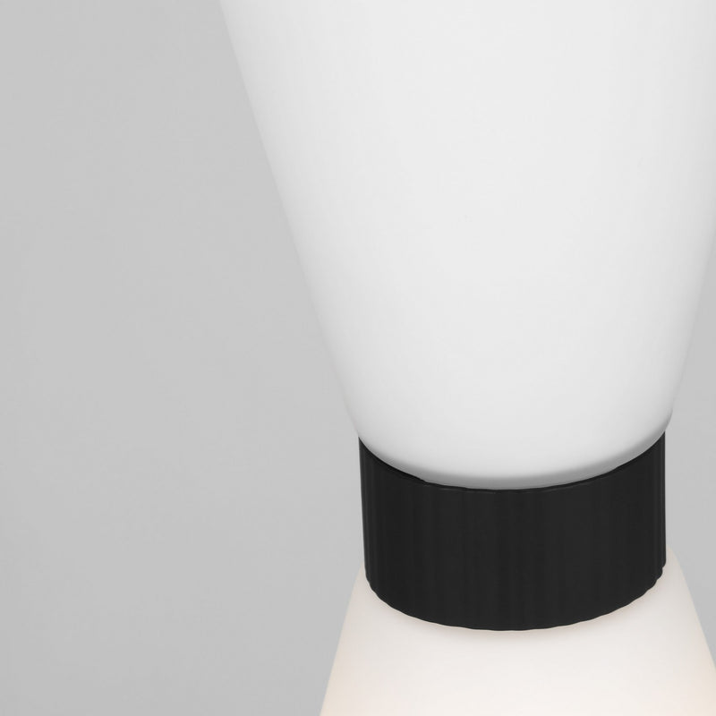 Visual Comfort Studio DJP1101MBK One Light Pendant, Midnight Black