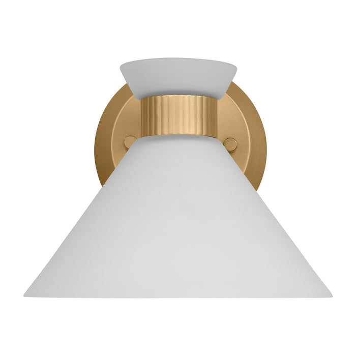 Visual Comfort Studio DJV1011SB One Light Wall Sconce, Satin Brass