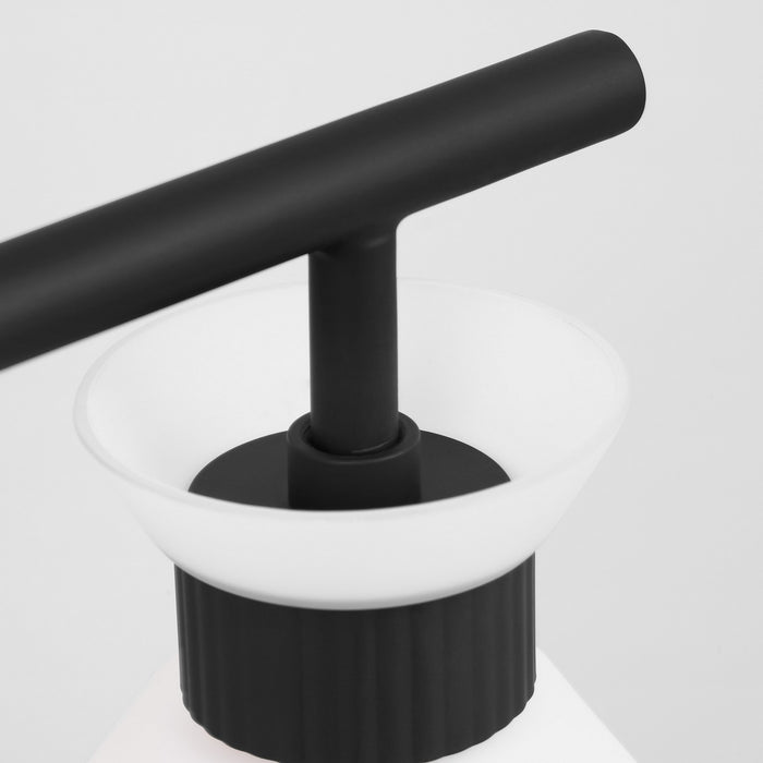 Visual Comfort Studio DJV1012MBK Two Light Bath, Midnight Black