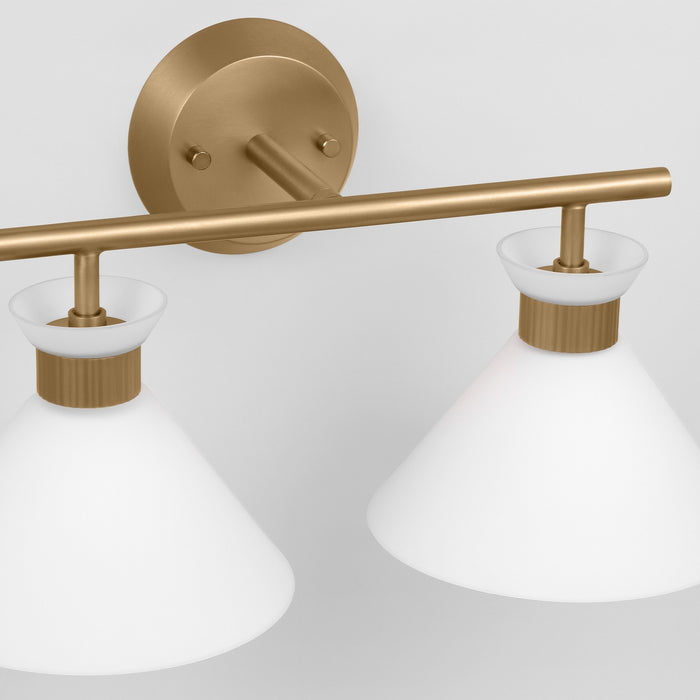 Visual Comfort Studio DJV1012SB Two Light Bath, Satin Brass