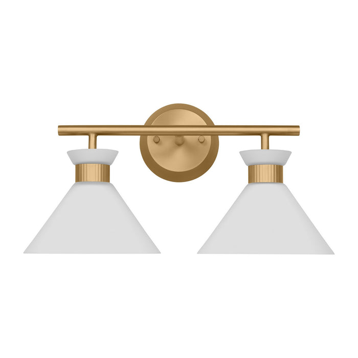 Visual Comfort Studio DJV1012SB Two Light Bath, Satin Brass