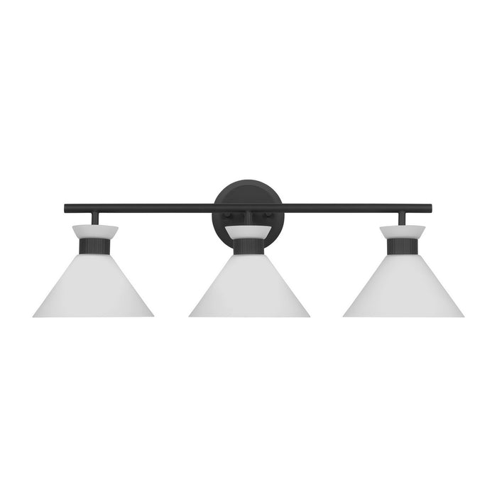 Visual Comfort Studio DJV1013MBK Three Light Bath, Midnight Black