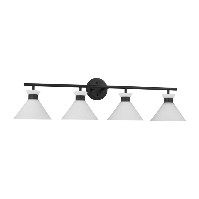 Visual Comfort Studio DJV1014MBK Four Light Bath, Midnight Black