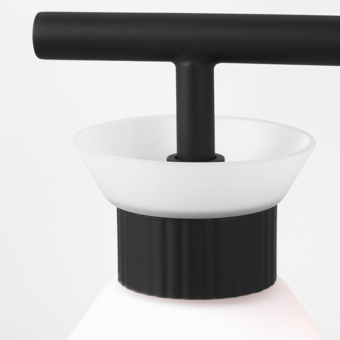 Visual Comfort Studio DJV1014MBK Four Light Bath, Midnight Black