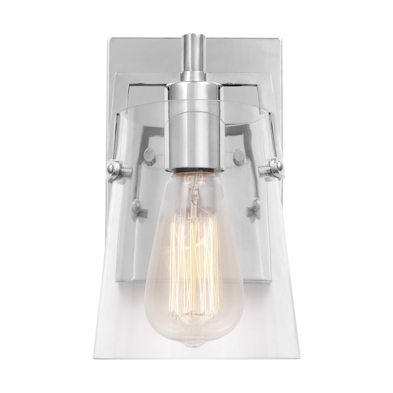Visual Comfort Studio DJV1031CH One Light Wall Sconce, Chrome