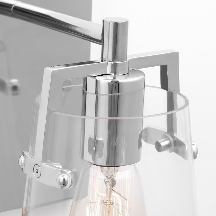 Visual Comfort Studio DJV1031CH One Light Wall Sconce, Chrome