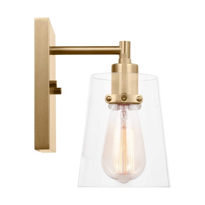 Visual Comfort Studio DJV1031SB One Light Wall Sconce, Satin Brass