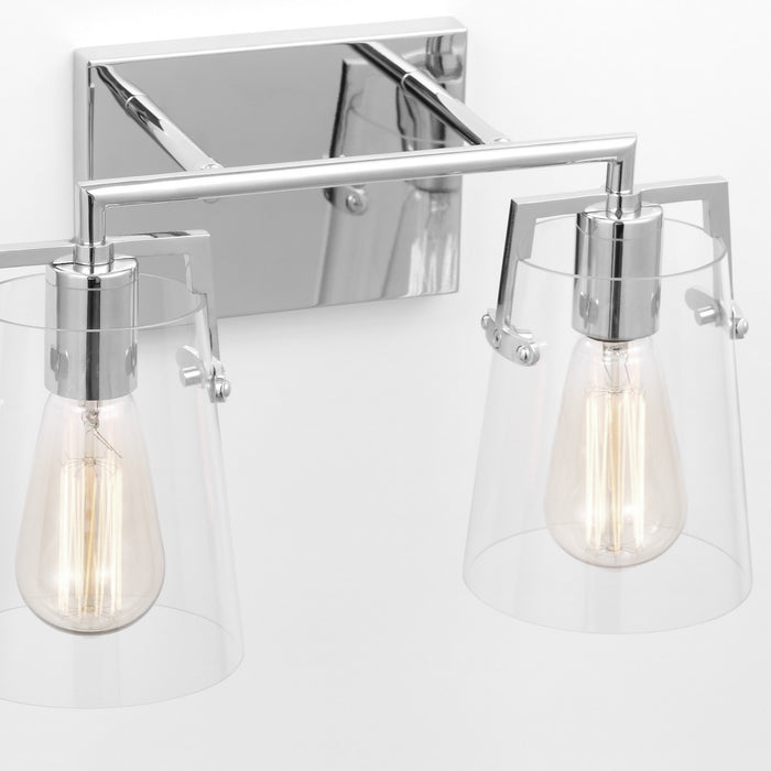 Visual Comfort Studio DJV1032CH Two Light Bath, Chrome