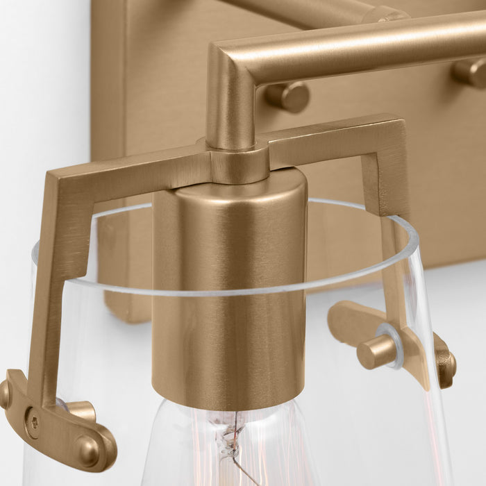 Visual Comfort Studio DJV1032SB Two Light Bath, Satin Brass