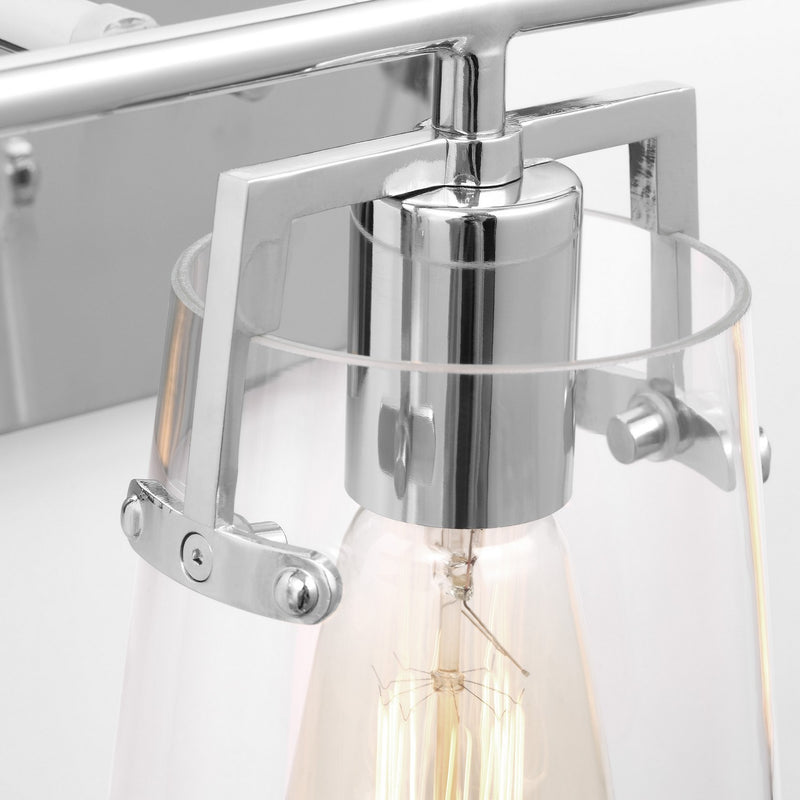 Visual Comfort Studio DJV1033CH Three Light Bath, Chrome