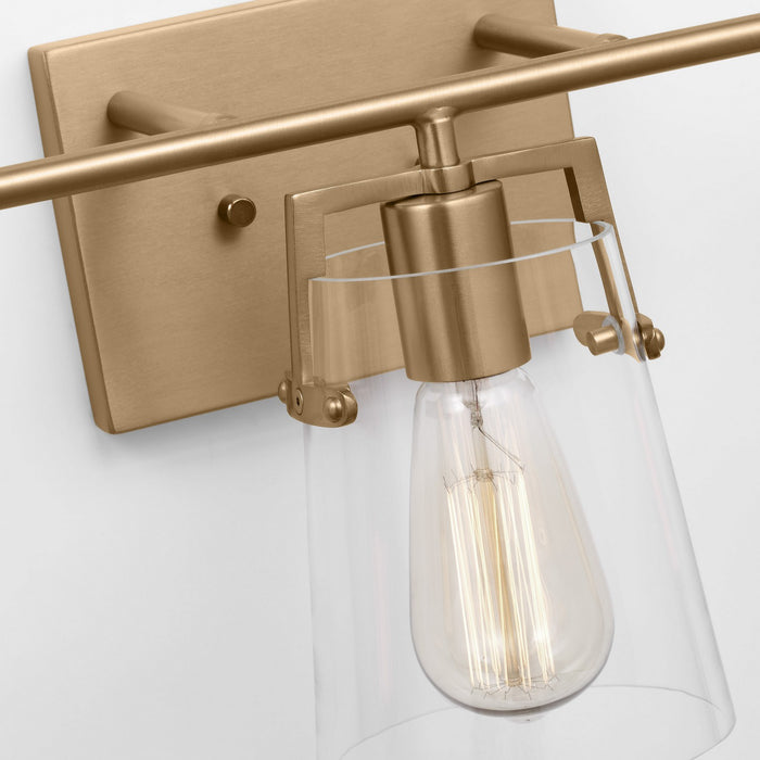 Visual Comfort Studio DJV1033SB Three Light Bath, Satin Brass