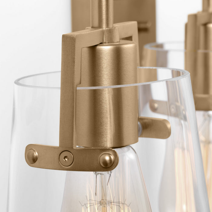 Visual Comfort Studio DJV1034SB Four Light Bath, Satin Brass