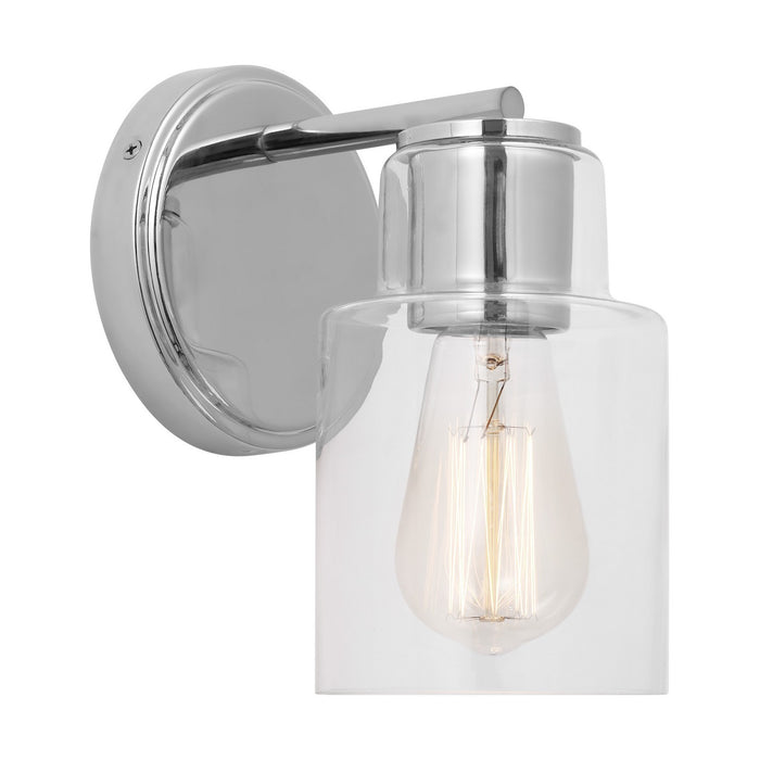 Visual Comfort Studio DJV1001CH One Light Wall Sconce, Chrome