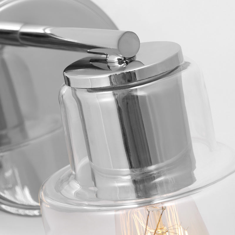 Visual Comfort Studio DJV1001CH One Light Wall Sconce, Chrome