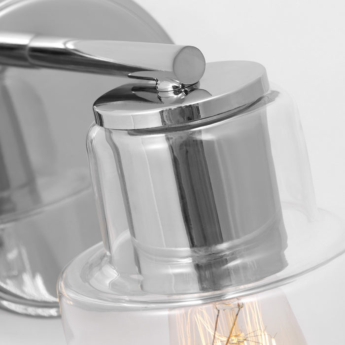 Visual Comfort Studio DJV1001CH One Light Wall Sconce, Chrome